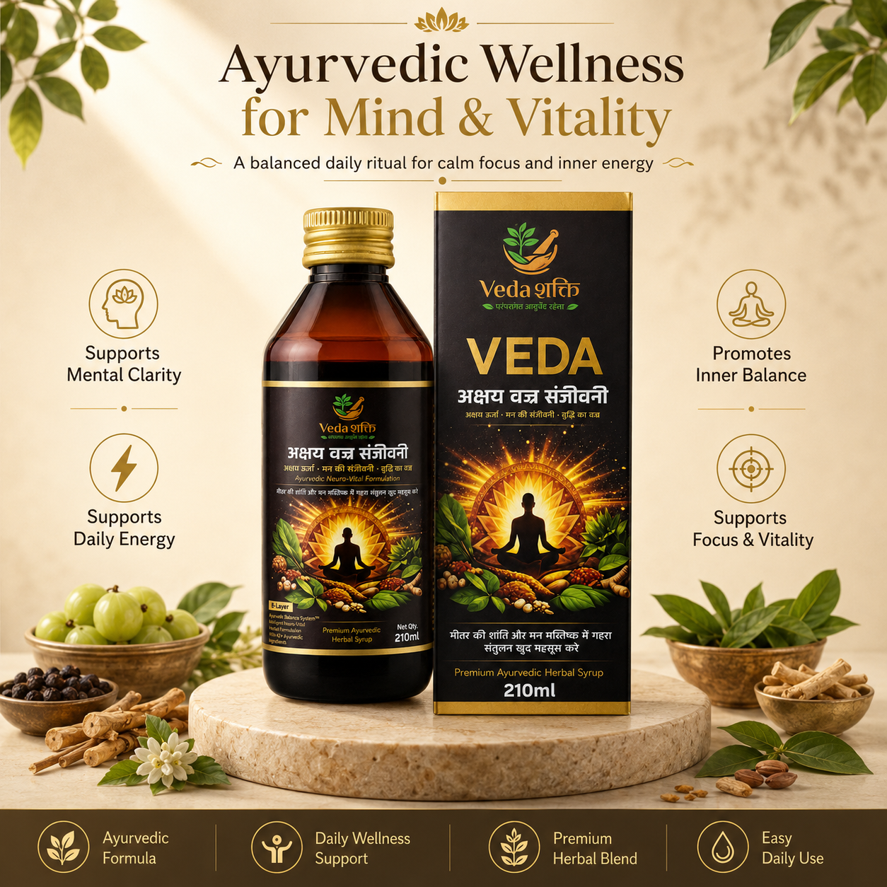Veda Akshaj Vraj sanjeevani (210 ml )