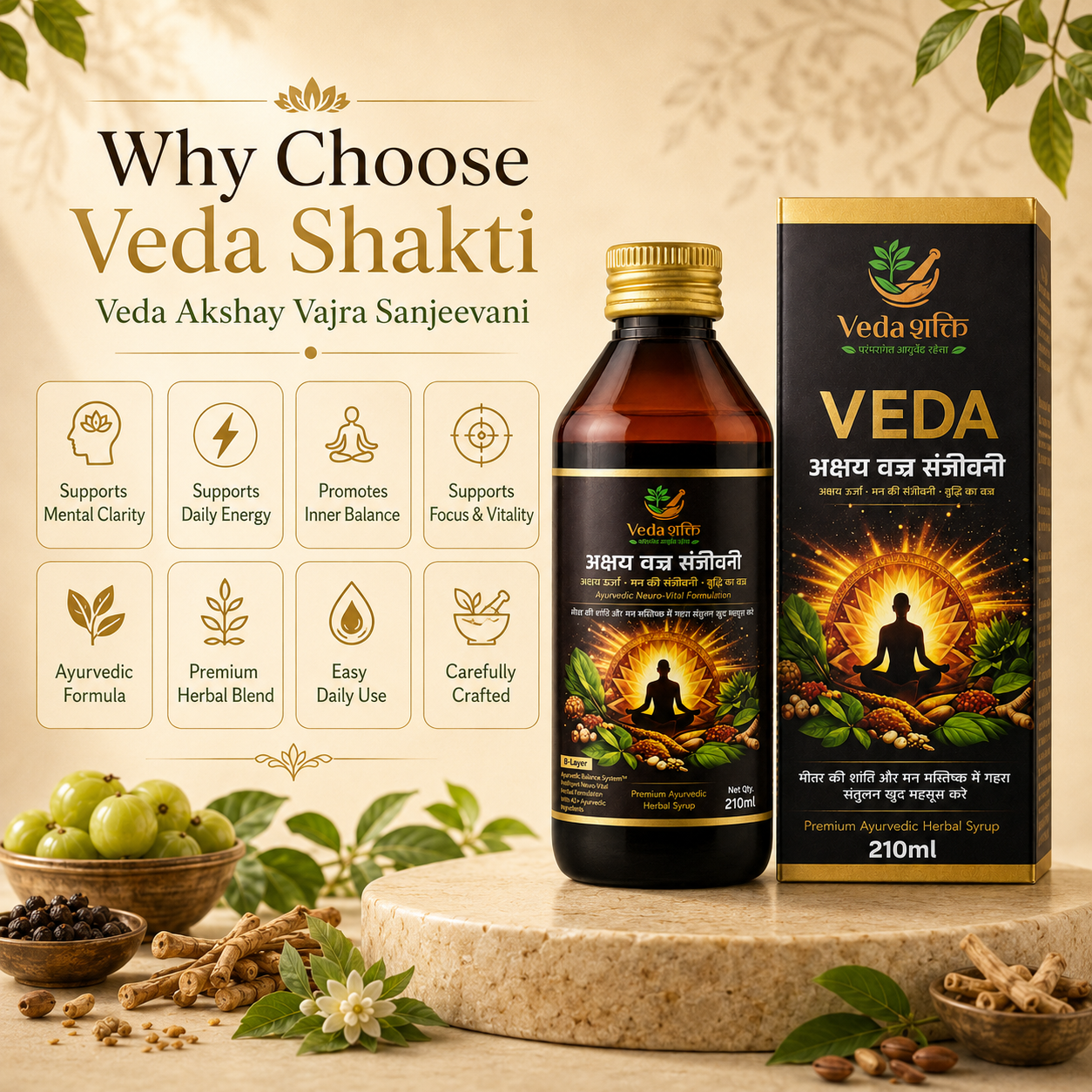 Veda Akshaj Vraj sanjeevani (210 ml )